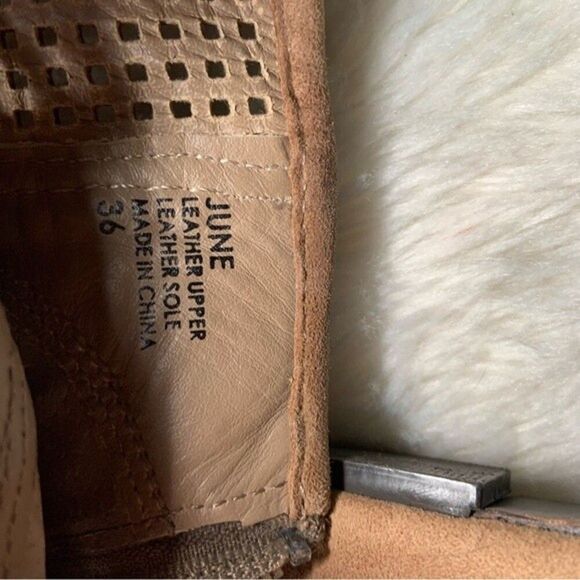 Sz 36.5 ASH Leather June Wedges - Picture 7 of 8